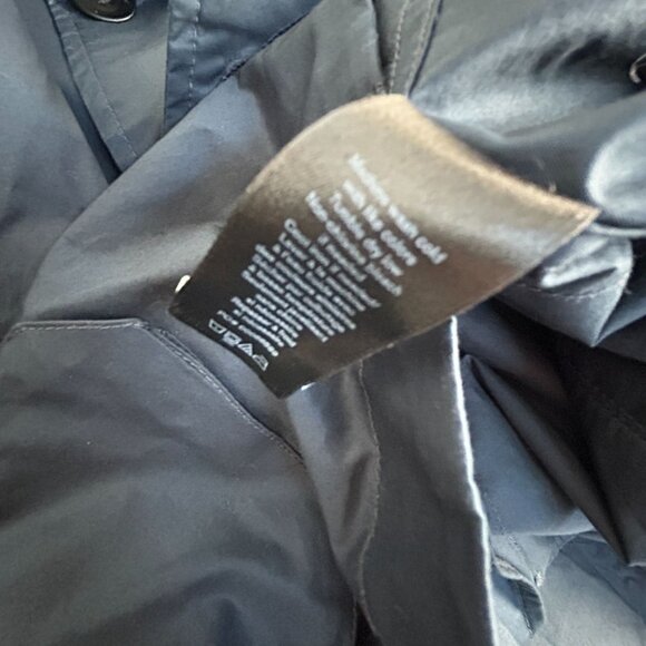 Rag & Bone Men's Cade Utility Jacket Medium Navy Stretch Button Front Pockets - Picture 5 of 8